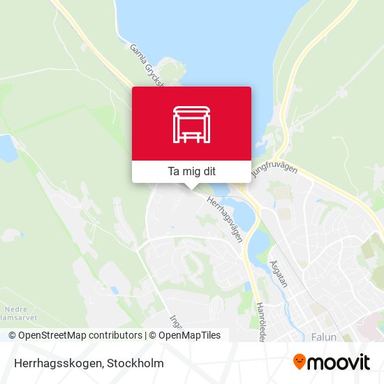 Herrhagsskogen karta