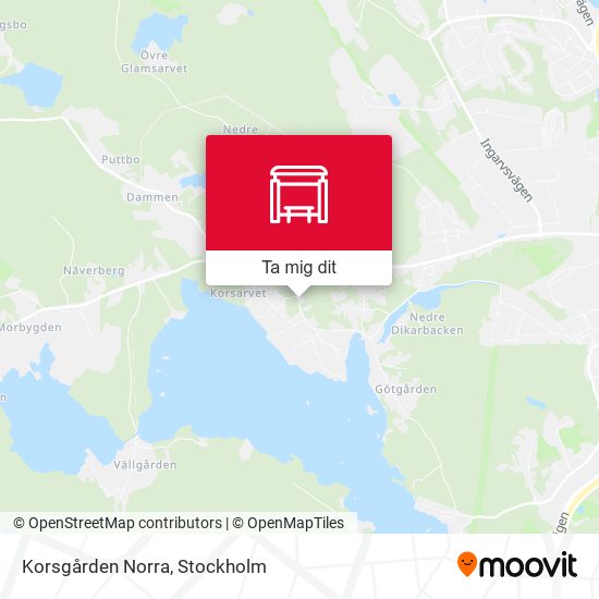 Korsgården Norra karta