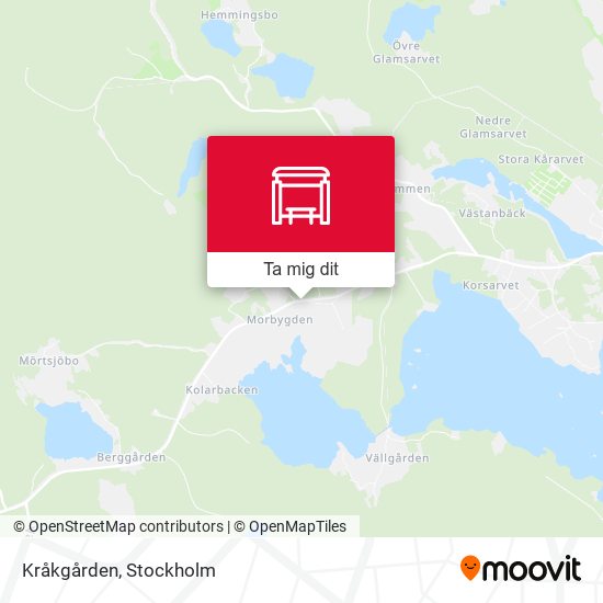 Kråkgården karta