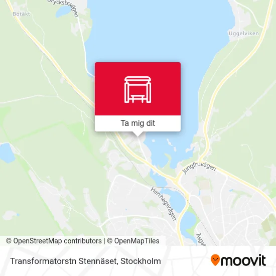 Transformatorstn Stennäset karta