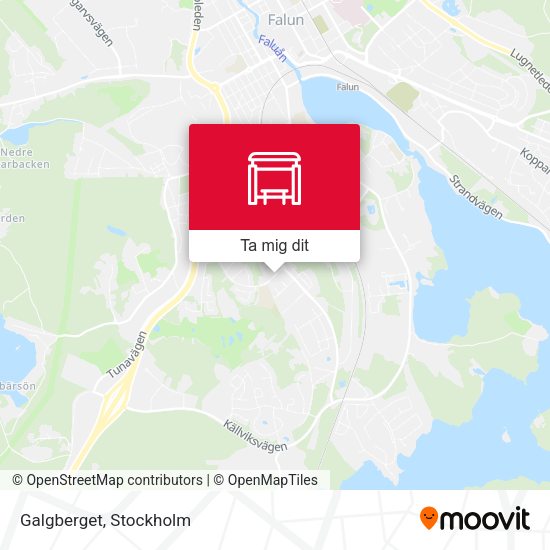 Galgberget karta