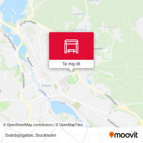 Svärdsjögatan karta