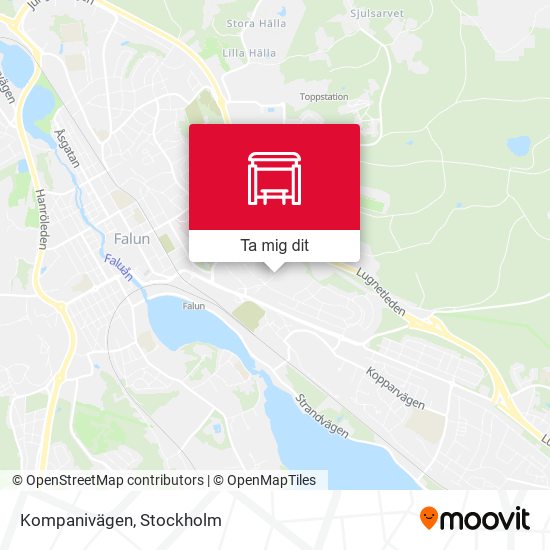 Kompanivägen karta