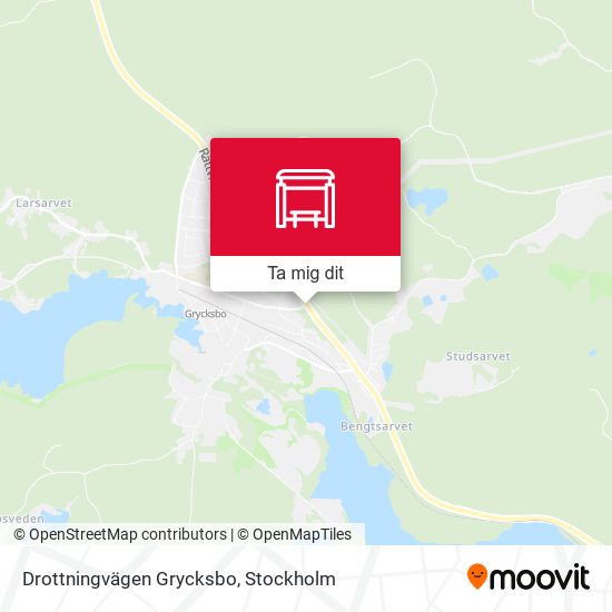 Drottningvägen Grycksbo karta
