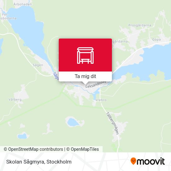 Skolan Sågmyra karta