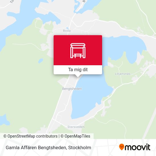 Gamla Affären Bengtsheden karta
