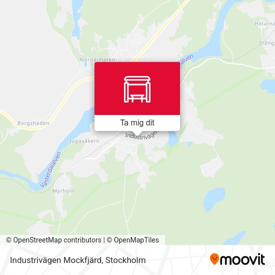 Industrivägen Mockfjärd karta