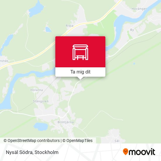 Nysäl Södra karta