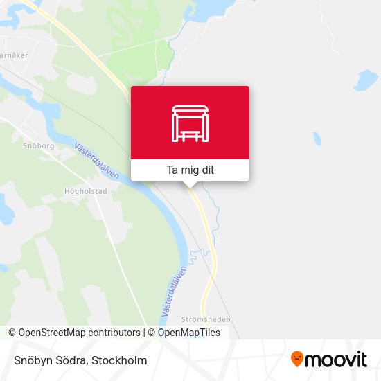 Snöbyn Södra karta