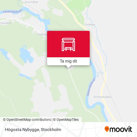 Högosta Nybygge karta