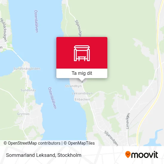 Sommarland Leksand karta