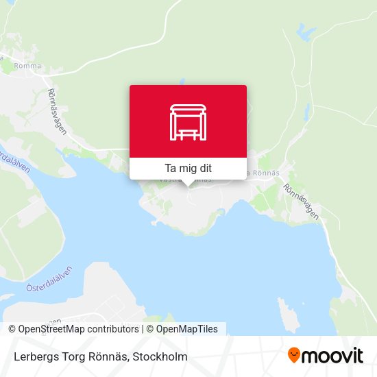 Lerbergs Torg Rönnäs karta