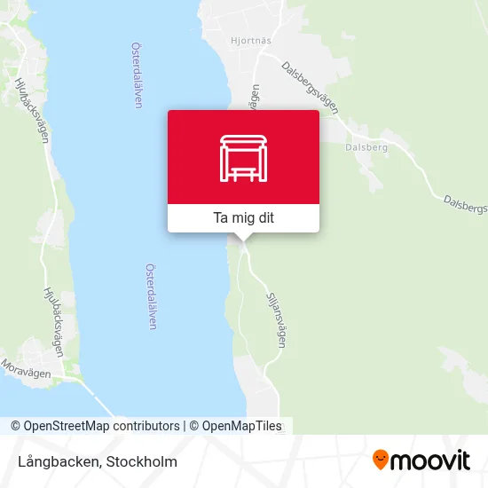 Långbacken karta