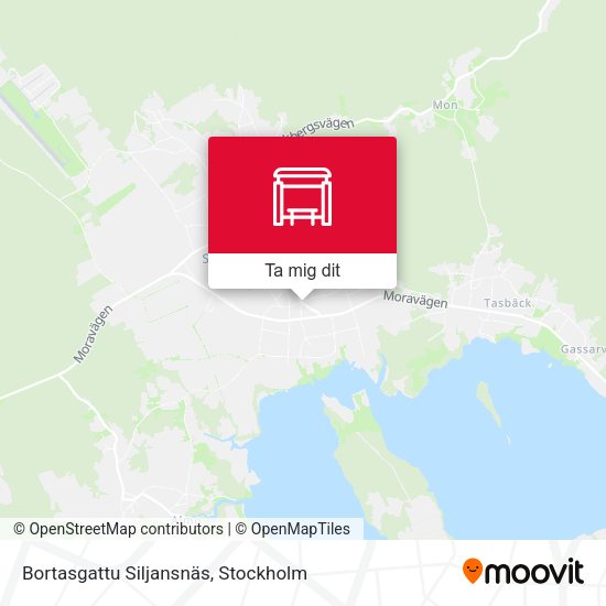 Bortasgattu Siljansnäs karta