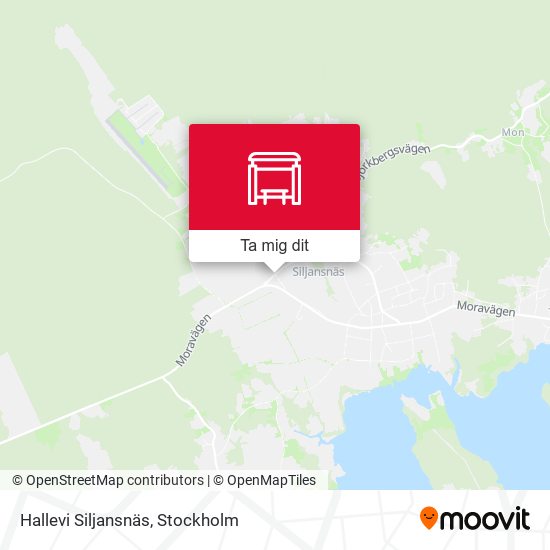 Hallevi Siljansnäs karta