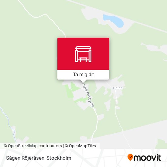 Sågen Röjeråsen karta