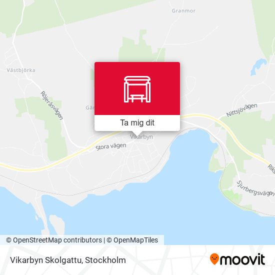 Vikarbyn Skolgattu karta