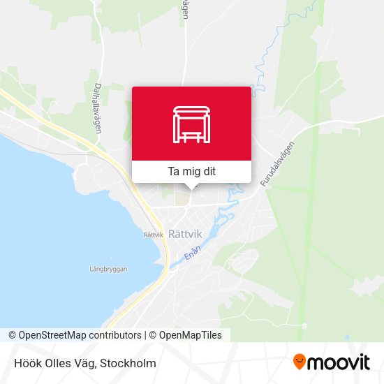 Höök Olles Väg karta