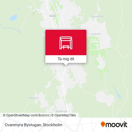 Ovanmyra Bystugan karta
