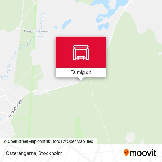 Österängarna karta
