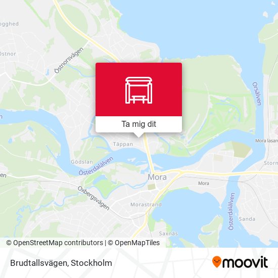 Brudtallsvägen karta