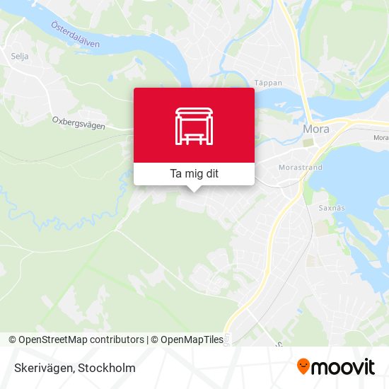 Skerivägen karta