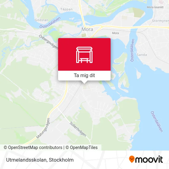 Utmelandsskolan karta