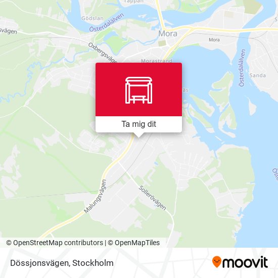 Dössjonsvägen karta