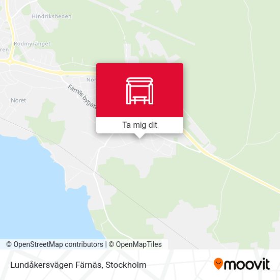 Lundåkersvägen Färnäs karta