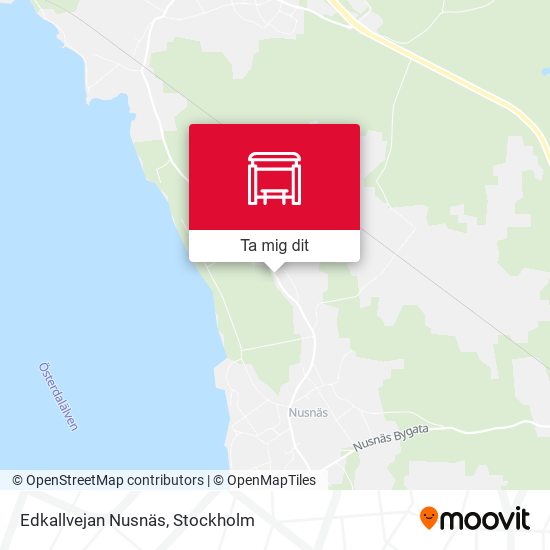 Edkallvejan Nusnäs karta