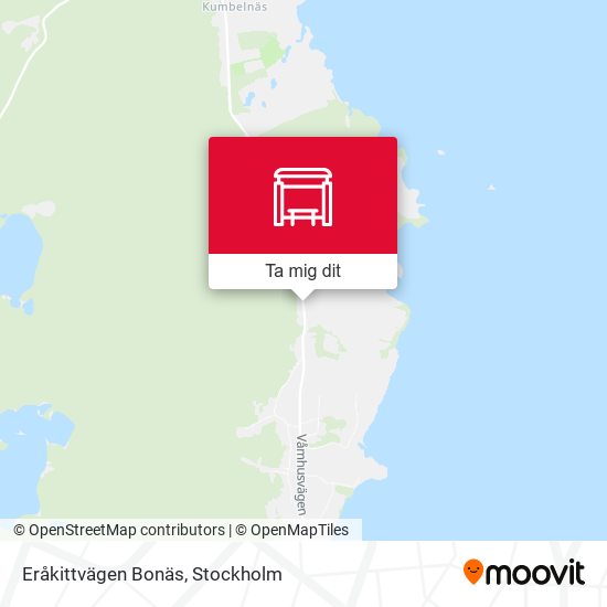 Eråkittvägen Bonäs karta