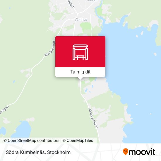 Södra Kumbelnäs karta