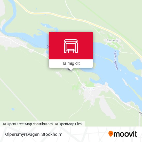 Olpersmyrsvägen karta