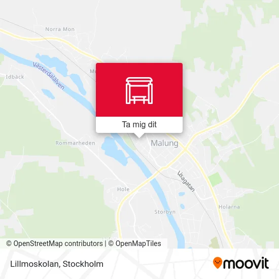 Lillmoskolan karta