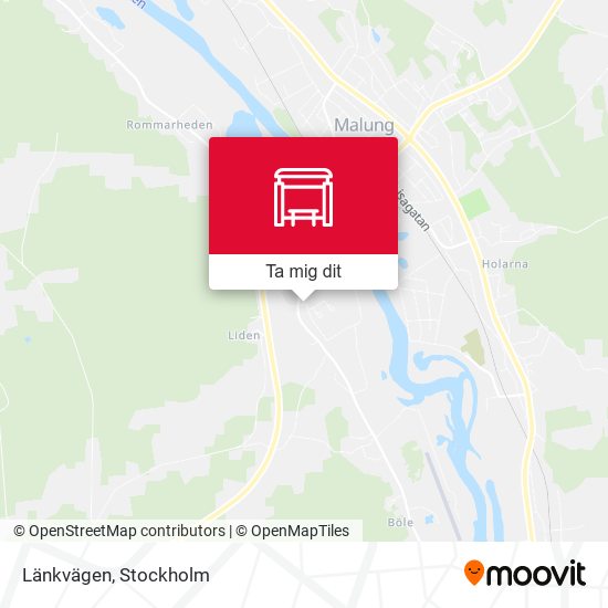 Länkvägen karta