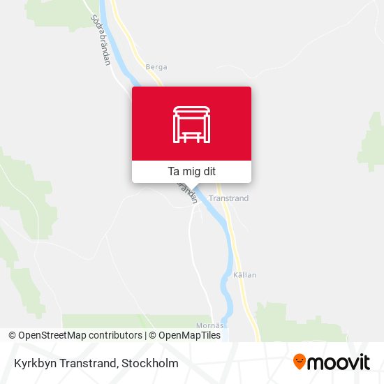 Kyrkbyn Transtrand karta