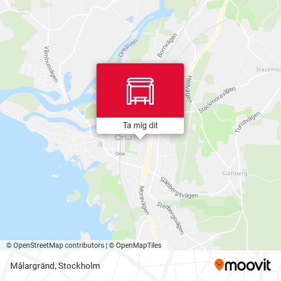 Målargränd karta