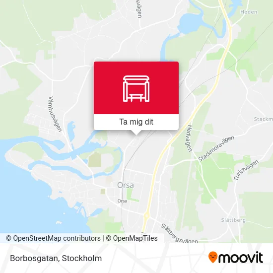 Borbosgatan karta