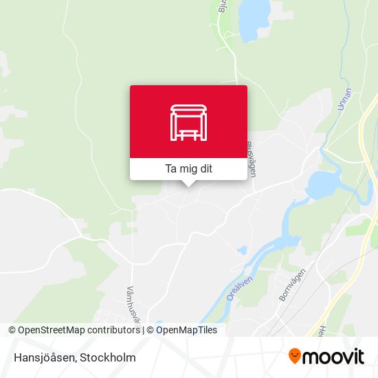 Hansjöåsen karta