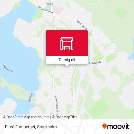 Piteå Furuberget karta