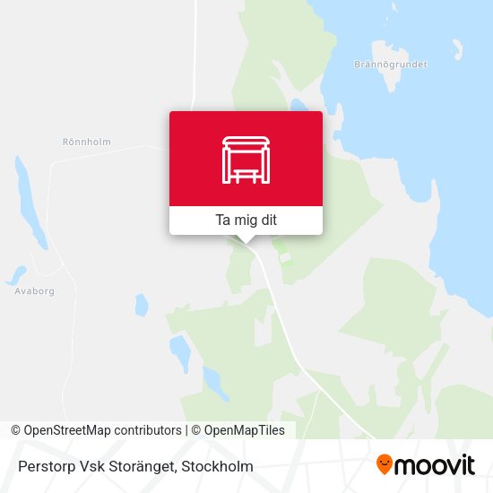 Perstorp Vsk Storänget karta