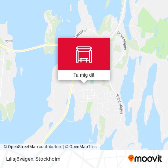 Lillsjövägen karta