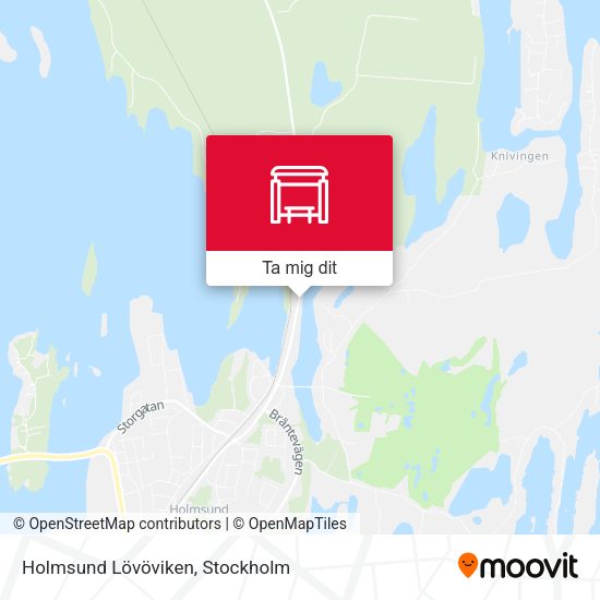 Holmsund Lövöviken karta