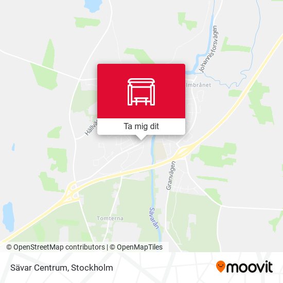 Sävar Centrum karta