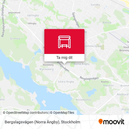 Bergslagsvägen (Norra Ängby) karta