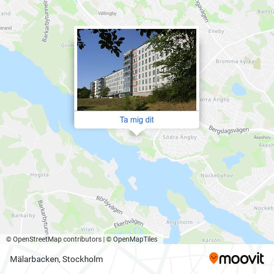 Mälarbacken karta