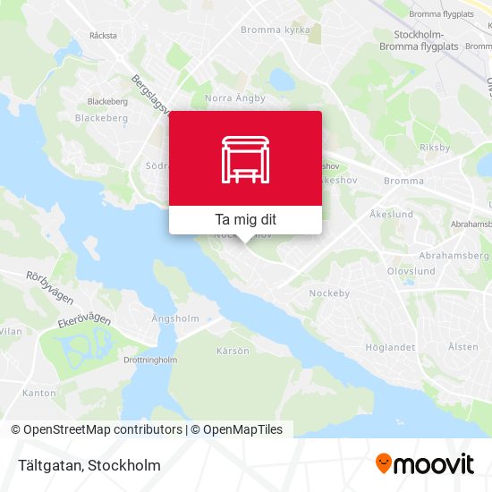 Tältgatan karta