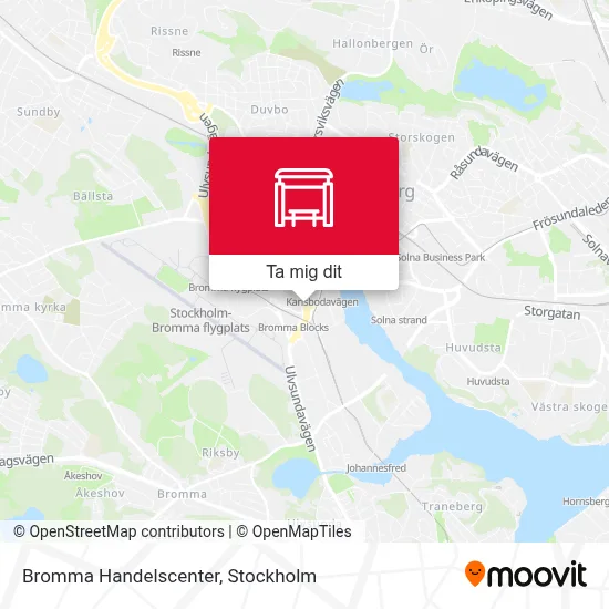 Bromma Handelscenter karta