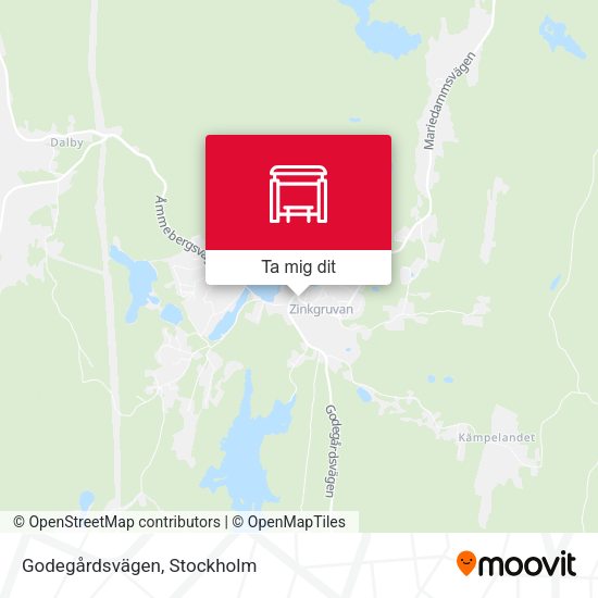 Godegårdsvägen karta