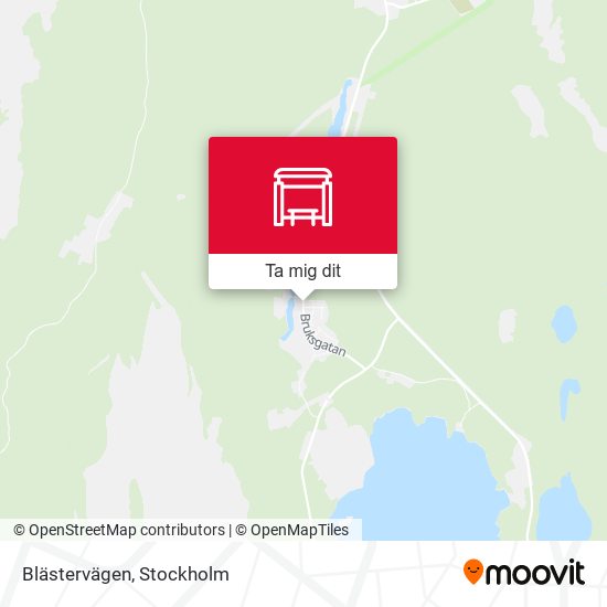 Blästervägen karta